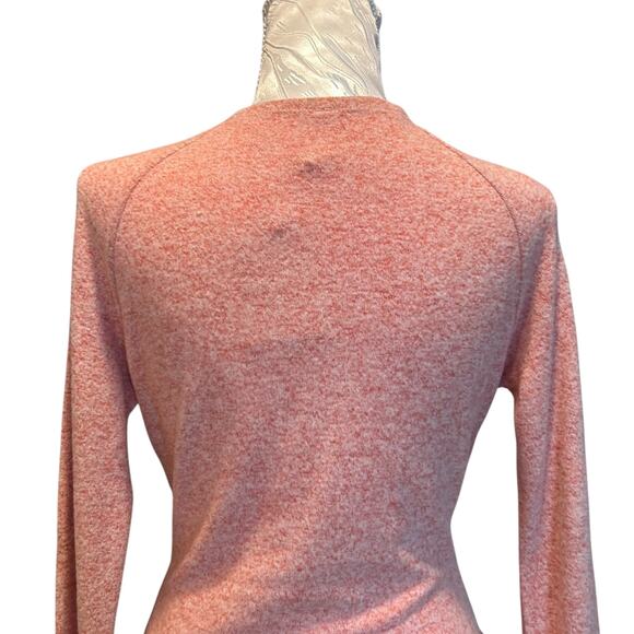Free People Burnt Orange Knit Tie Front Sweater Dress Sz S Minimalist Indie Fall - Picture 12 of 16